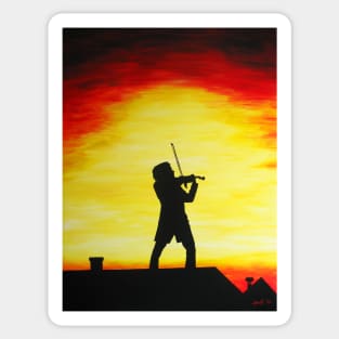 Fiddlers on the roof Sticker